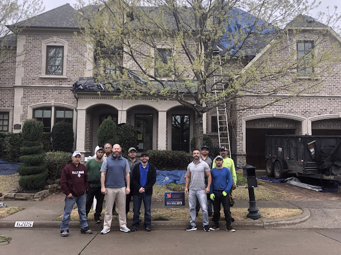 Sunshine crew on a North Dallas job site