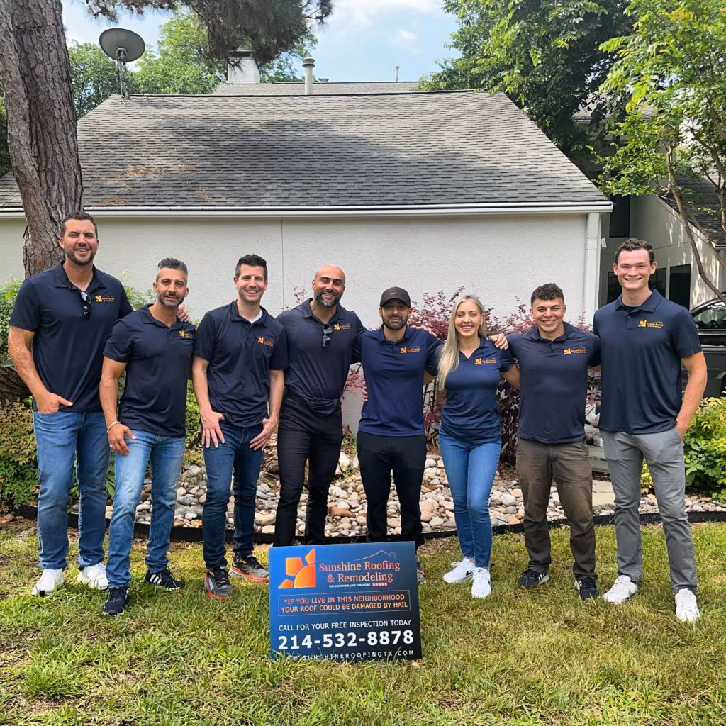 The Sunshine Roofing & Remodeling team
