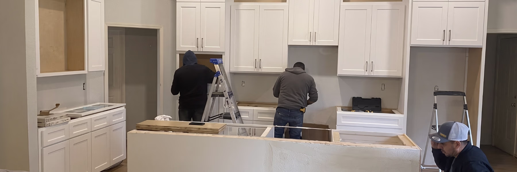 Kitchen remodel in progress